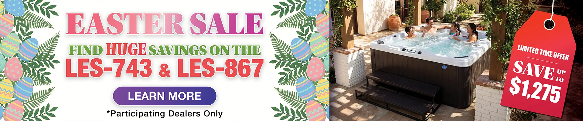 Calspas hot tub being used in a family setting - Oceanview