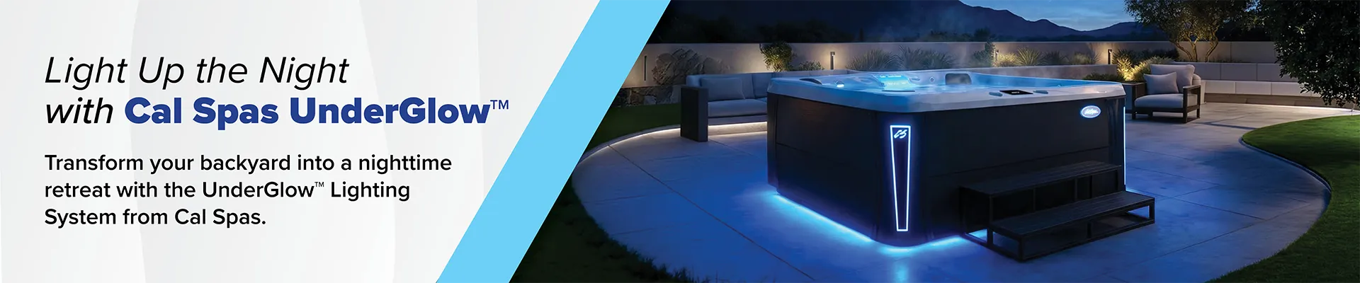 Calspas hot tub being used in a family setting - Oceanview