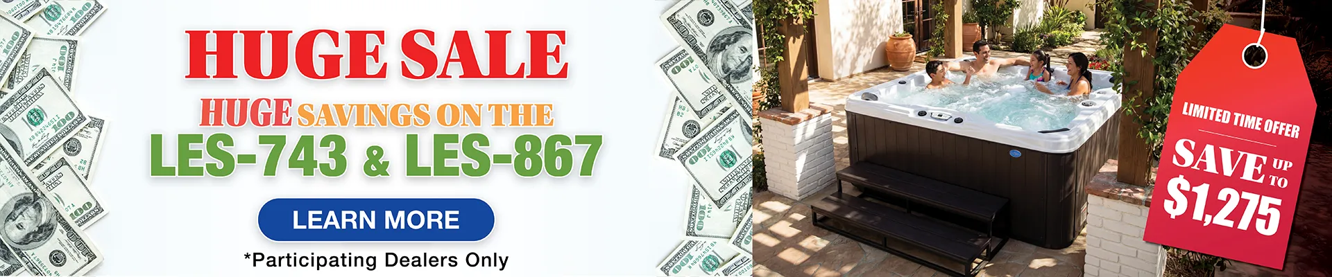 Calspas hot tub being used in a family setting - Oceanview